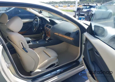 2005 BMW 645Ci from USA, damaged, VIN WBAEH73445B191324